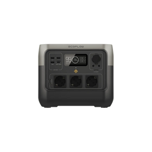 Estación de Energía Portátil EcoFlow RIVER 2 Pro, mostrando su diseño compacto y elegante ideal para aventuras al aire libre