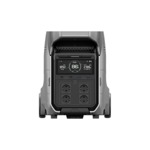 Estación de Energía Portátil EcoFlow DELTA Pro 3, con un diseño robusto y moderno, ideal para uso en exteriores y emergencias