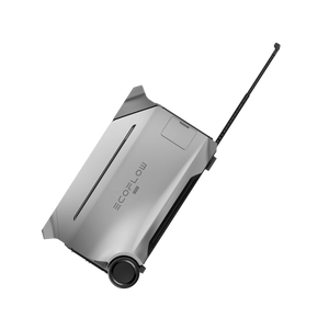 Conexiones múltiples de la EcoFlow DELTA Pro 3, incluyendo puertos USB-C y AC, mostrando su versatilidad para diferentes dispositivos