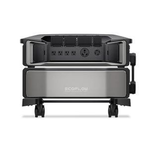 Estación de Energía Portátil EcoFlow DELTA Pro Ultra, mostrando su diseño avanzado y robusto, ideal para actividades al aire libre y emergencias.