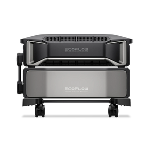 EcoFlow DELTA Pro Ultra en un camping, alimentando dispositivos como un dron y una lámpara, evidenciando su potente capacidad de energía