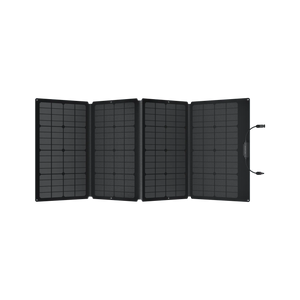 Vista lateral del Panel Solar EcoFlow de 160 W Bifacial, destacando su diseño ligero y plegable, ideal para llevar en excursiones al aire libre