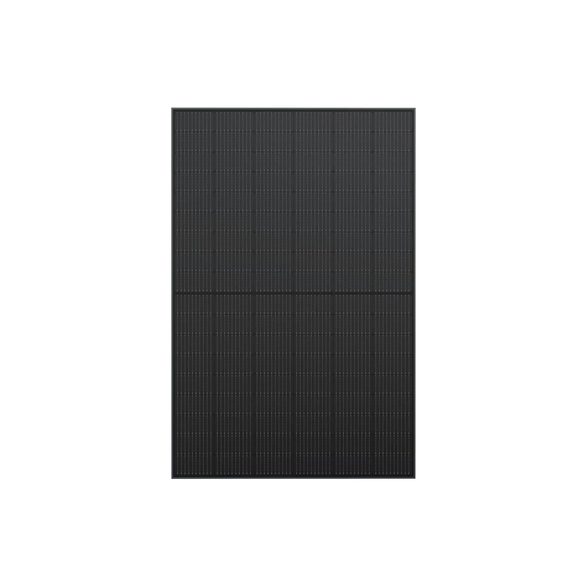 Panel Solar Rígido EcoFlow de 400W instalado en un techo, capturando la luz solar para proporcionar energía sostenible a un hogar