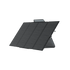 Panel Solar Portátil EcoFlow de 400 W desplegado en un entorno natural, capturando la luz solar para una carga eficiente de dispositivos y estaciones de energía