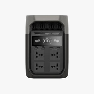 EcoFlow DELTA 3 alimentando electrodomésticos en el hogar