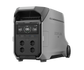 Vista frontal de la EcoFlow DELTA Pro 3, destacando su pantalla LCD que muestra el estado de carga y la capacidad de energía