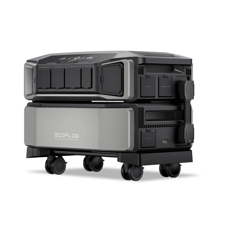 Estación de Energía Portátil EcoFlow DELTA Pro Ultra, mostrando su diseño avanzado y robusto, ideal para actividades al aire libre y emergencias.